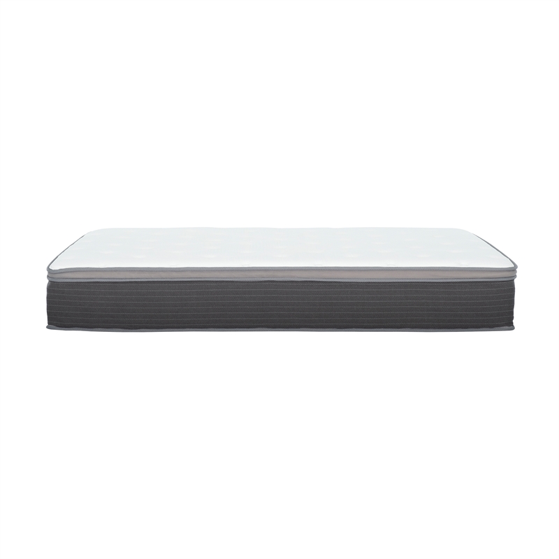 Pemberly Row Modern 12-Inch Polyurethane King Mattress in White