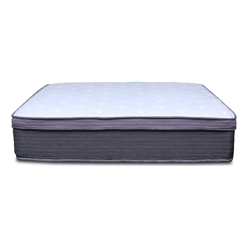 Pemberly Row Modern 12-Inch Polyurethane King Mattress in White