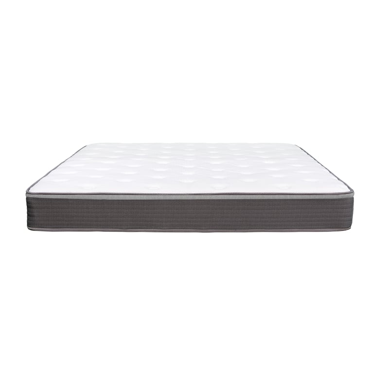 Pemberly Row Modern 9-Inch Polyurethane Twin XL Mattress in White