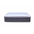 Pemberly Row Modern 8-Inch Polyurethane Twin XL Mattress in White