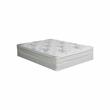 Pemberly Row Modern Fabric 9-Inch Full Euro Top Mattress in White