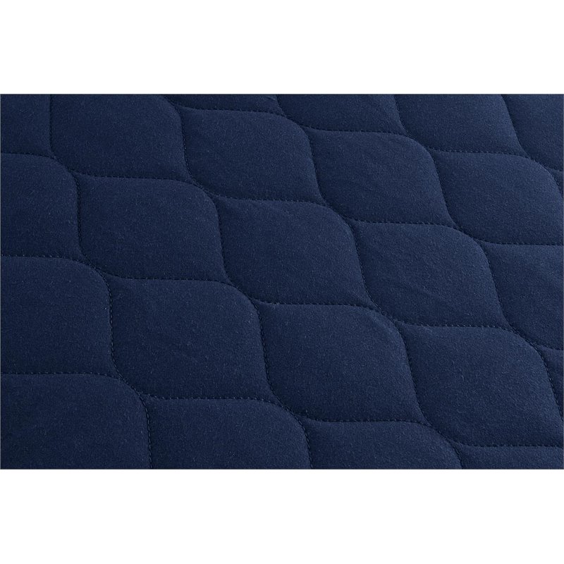 Pemberly Row 6-Inch Quilted Twin Mattress with Removable Cover in Blue