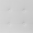 Pemberly Row Faux Leather Tufted Twin Panel Headboard in White