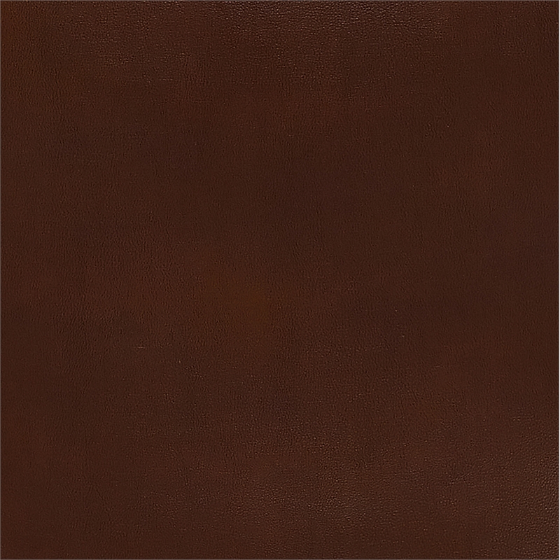 Pemberly Row Faux Leather Executive Office Chair in Chestnut Brown