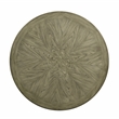 Pemberly Row Contemporary Wood Round Multi-Purpose Gaming Table in Gray
