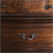 Pemberly Row Contemporary Wood Brown Pecan Finish Buffet and Hutch
