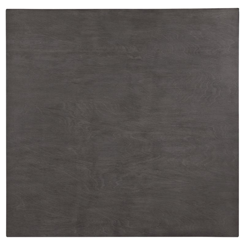 Pemberly Row Contemporary 5 Piece Square Dining Table Set in Gray