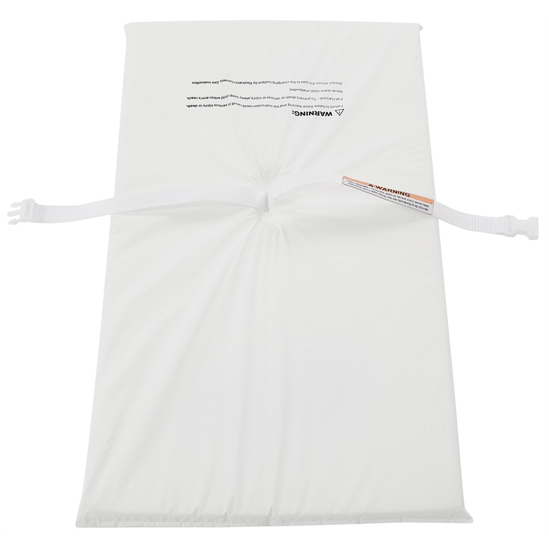 Pemberly Row Water-resistant Vinyl Covered Changing Pad in White