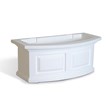 Pemberly Row 2ft Weatherproof Traditional Plastic Window Box in White