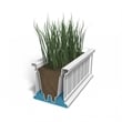 Pemberly Row 4ft Weatherproof Coastal Plastic Window Box in Black