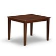 Pemberly Row Contemporary Wood Butterfly Leaf Dining Table in Mahogany