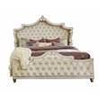 Pemberly Row 5-piece Eastern King Upholstered Velvet Bedroom Set Ivory