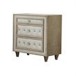 Pemberly Row 5-piece Eastern King Upholstered Velvet Bedroom Set Ivory