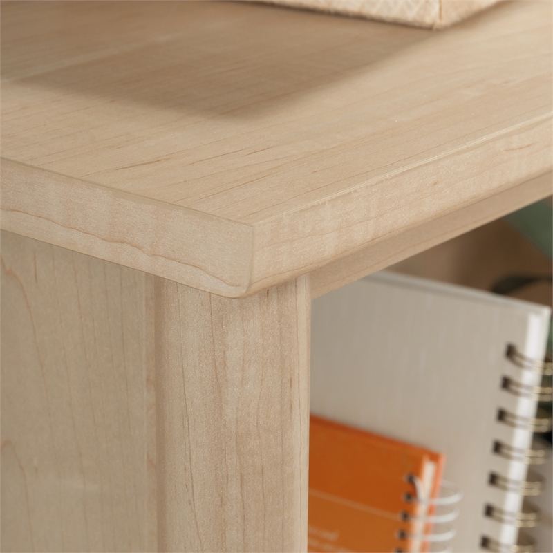 Pemberly Row Transitional Engineered Wood Library Hutch in Maple