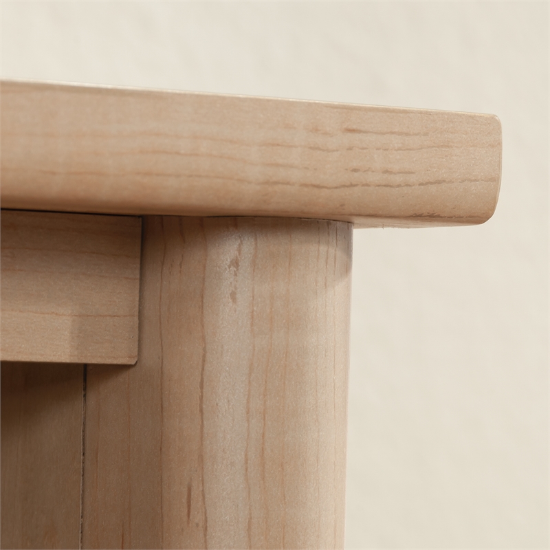 Pemberly Row Transitional Engineered Wood Library Hutch in Maple