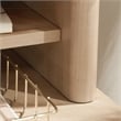Pemberly Row Engineered Wood Organizer Hutch in Natural Maple Finish