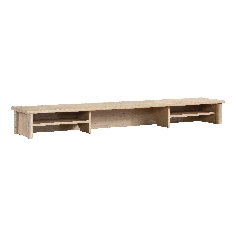 Pemberly Row Engineered Wood Organizer Hutch in Natural Maple Finish