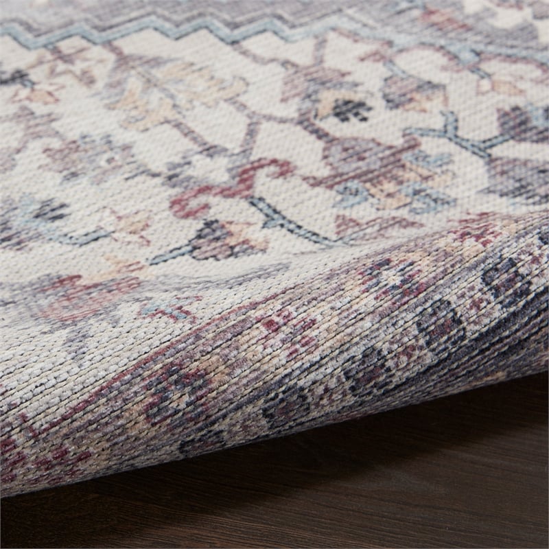 Pemberly Row 3' x 5' Multicolor Fabric Farmhouse Area Rug (3' x 5')