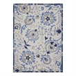Pemberly Row 12' x 15' Blue Gray Fabric Farmhouse Area Rug (12' x 15')
