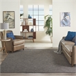 Pemberly Row 10' x 14' Charcoal Fabric Modern Indoor/Outdoor Area Rug