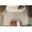 Pemberly Row 10' x 14' Charcoal Fabric Modern Indoor/Outdoor Area Rug