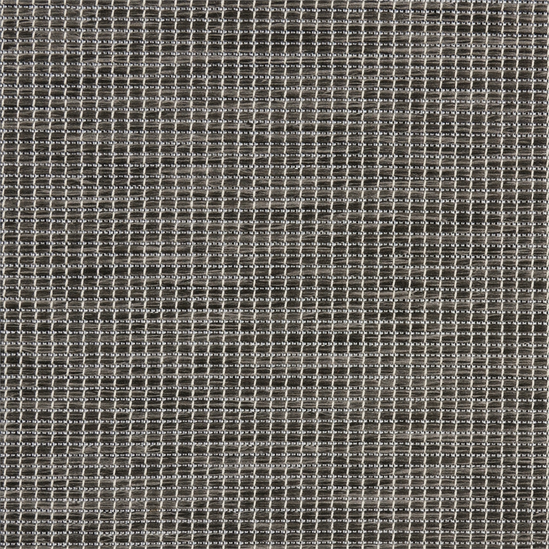 Pemberly Row 10' x 14' Charcoal Fabric Modern Indoor/Outdoor Area Rug