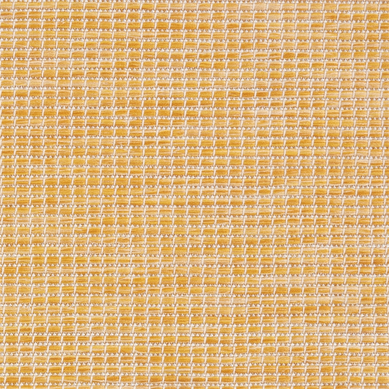 Pemberly Row Contemporary 5' x 7' Yellow Fabric Modern Area Rug