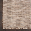 Pemberly Row 6' x 9' Beige Fabric Modern Indoor/Outdoor Area Rug