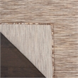 Pemberly Row 6' x 9' Beige Fabric Modern Indoor/Outdoor Area Rug