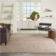 Pemberly Row 6' x 9' Beige Fabric Modern Indoor/Outdoor Area Rug