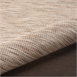 Pemberly Row 6' x 9' Beige Fabric Modern Indoor/Outdoor Area Rug