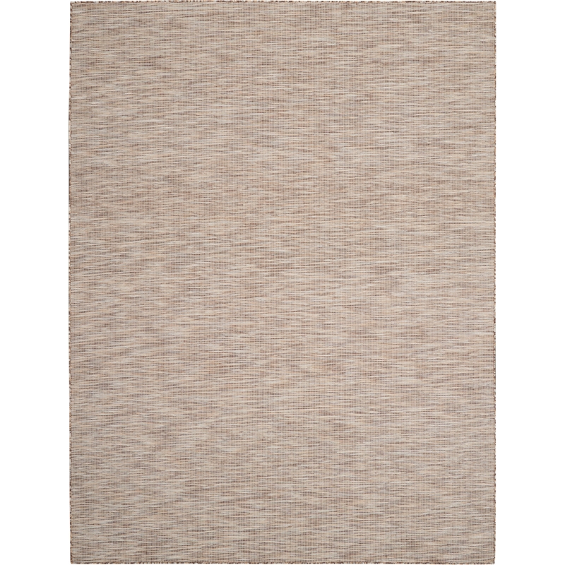 Pemberly Row Contemporary 10' x 14' Beige Fabric Modern Area Rug