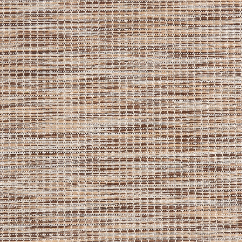 Pemberly Row Contemporary 10' x 14' Beige Fabric Modern Area Rug