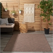 Pemberly Row Contemporary 5' x 7' Natural Fabric Modern Area Rug