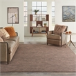 Pemberly Row Contemporary 6' x 9' Natural Fabric Modern Area Rug