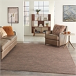 Pemberly Row Contemporary 6' x 9' Natural Fabric Modern Area Rug