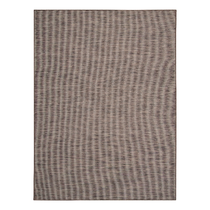 Pemberly Row Contemporary 6' x 9' Natural Fabric Modern Area Rug