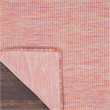 Pemberly Row Contemporary 8' Runner Rainbow Fabric Modern Area Rug