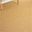 Pemberly Row Contemporary 7' x 10' Yellow Fabric Modern Area Rug