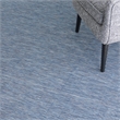 Pemberly Row Contemporary 8' x 10' Navy Blue Fabric Modern Area Rug