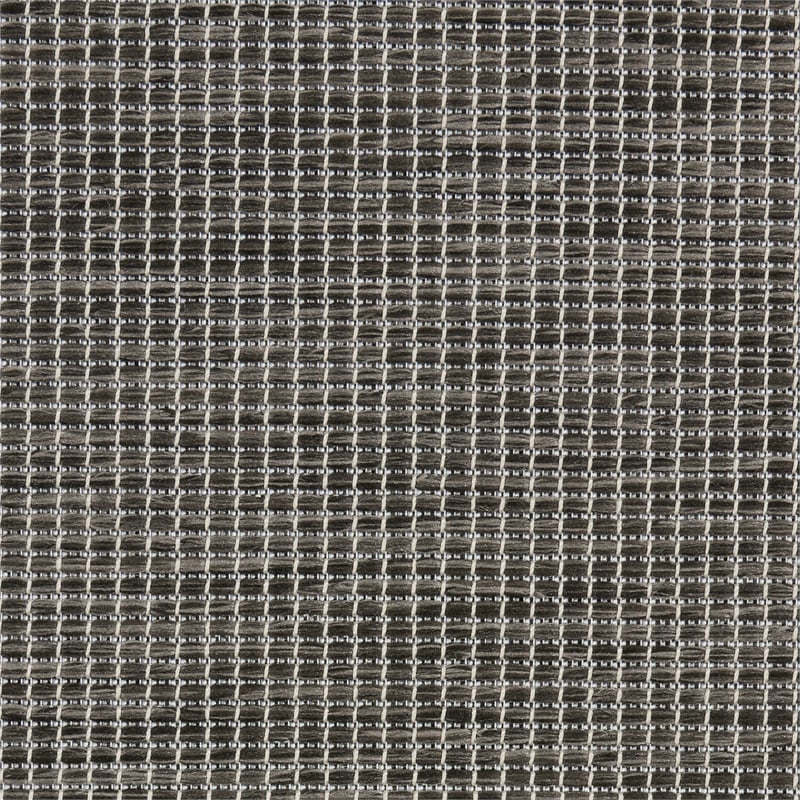Pemberly Row Contemporary 4' x 6' Charcoal Modern Indoor/Outdoor Rug
