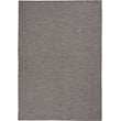 Pemberly Row Contemporary 4' x 6' Charcoal Modern Indoor/Outdoor Rug
