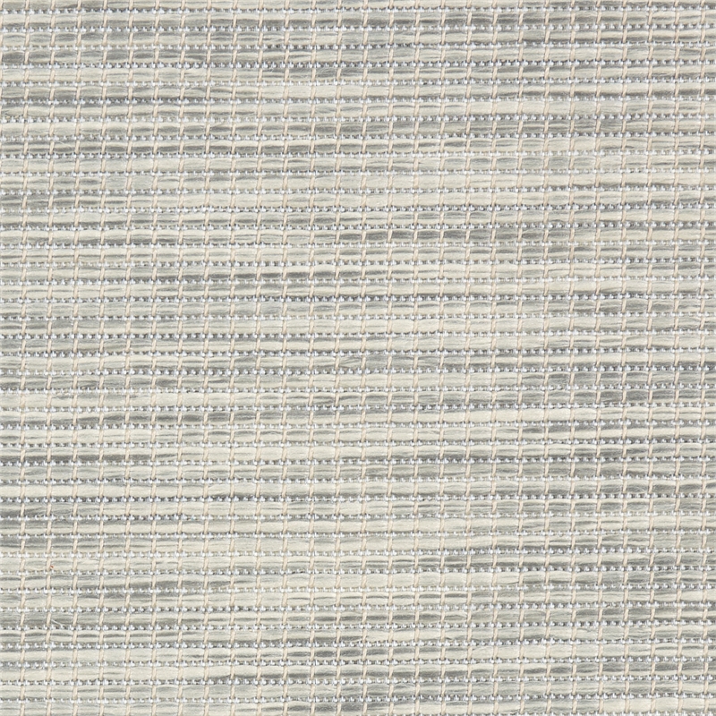 Pemberly Row Contemporary 4' x 6' Light Gray Fabric Modern Area Rug