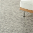 Pemberly Row Contemporary 4' x 6' Light Gray Fabric Modern Area Rug