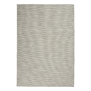 Pemberly Row Contemporary 4' x 6' Light Gray Fabric Modern Area Rug