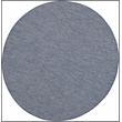 Pemberly Row Contemporary 8' Round Navy Blue Fabric Modern Area Rug