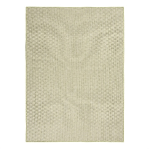 Pemberly Row 48&quot x 72&quot Fabric Indoor/Outdoor Rug in Ivory Green