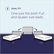Pemberly Row Performance Velvet Full/Queen Headboard in White