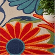 Pemberly Row 9' x 12' Multicolor Fabric Contemporary Area Rug