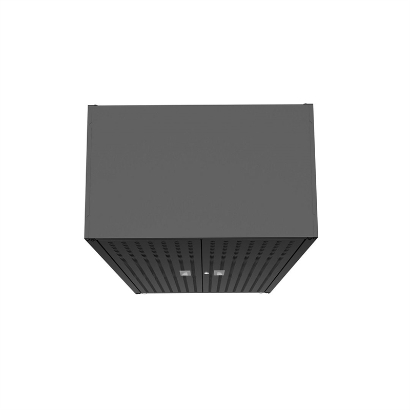 Pemberly Row Contemporary Tall Metal Garage Cabinet in Charcoal